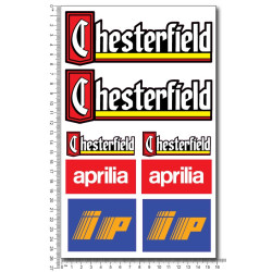 Aprilia Racing Chesterfield 16 x26cm Laminated (Producto compatible)