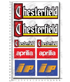 Aprilia Racing Chesterfield 16 x26cm Laminated (Producto compatible)