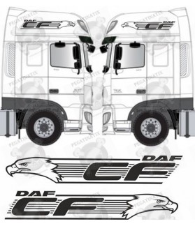 DAF CF Euro 6 side Eagle CF Stickers (Compatible Product)