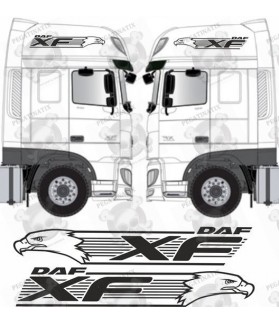 DAF XF Euro 6 side Eagle XF Stickers (Compatible Product)