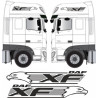 DAF XF Euro 6 side Eagle XF Stickers adesivi (Prodotto compatibile)