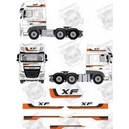 DAF XF Euro 6 Super Space stickers (Compatible Product)