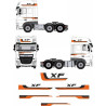 DAF XF Euro 6 Super Space adesivi (Prodotto compatibile)