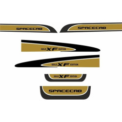DAF XF Euro 6 Super spacecab Gold Edition aufkleber (Kompatibles Produkt)