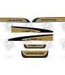 DAF XF Euro 6 Super spacecab Gold Edition stickers (Compatible Product)