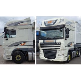 DAF XF Euro 6 Super spacecab stickers (Compatible Product)