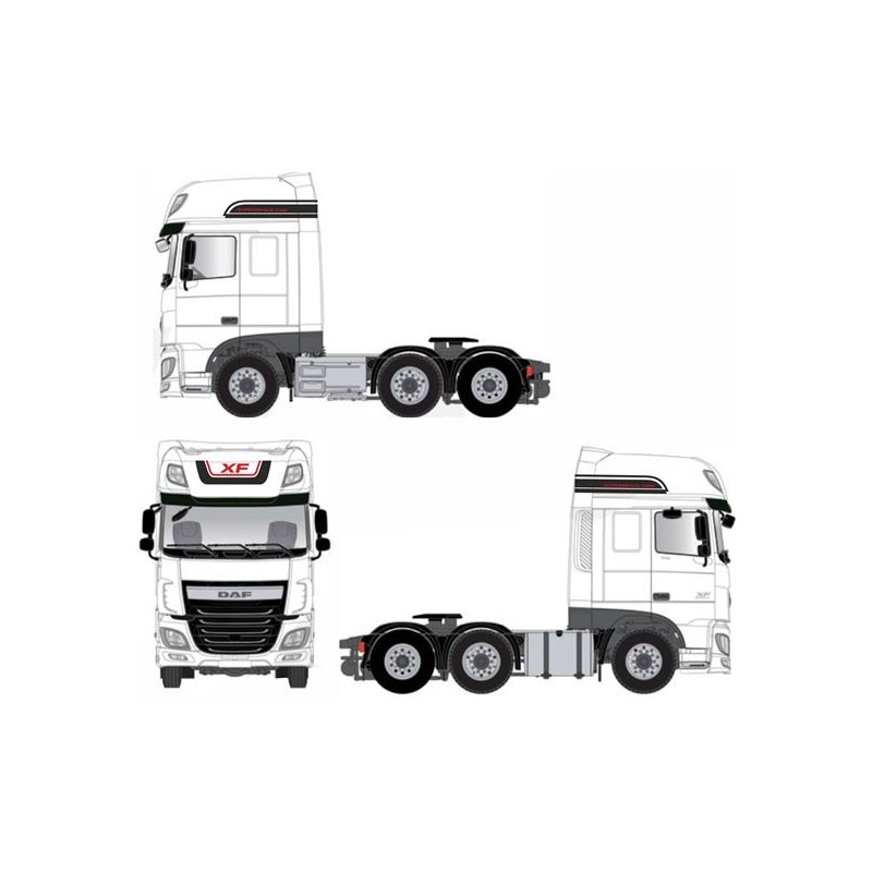 DAF XF Euro 6 Super space aufkleber (Kompatibles Produkt)