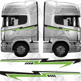 Truck cab full side Graphics aufkleber (Kompatibles Produkt)