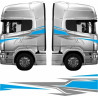 Truck cab full side Graphics adesivi (Prodotto compatibile)