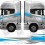 Truck cab full side Graphics adhesivos (Producto compatible)