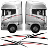 Truck cab full side Graphics adesivos (Produto compatível)