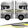 Truck cab full side Graphics decals (Compatible Product)