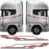 Truck cab full side Graphics adhesivos (Producto compatible)