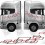 Truck cab full side side Graphics stickers (Compatible Product)