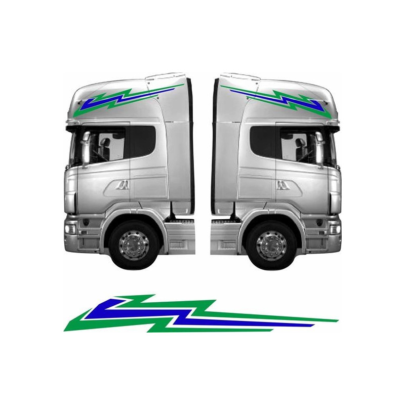 Truck cab full side Graphics aufkleber (Kompatibles Produkt)