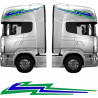 Truck cab full side Graphics adesivi (Prodotto compatibile)
