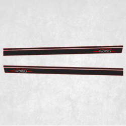 AUFKLEBER Mini Clubamn JCW F54 side Stripes (Kompatibles Produkt)