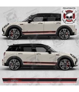 STICKERS Mini Clubamn JCW F54 side Stripes (Compatible Product)