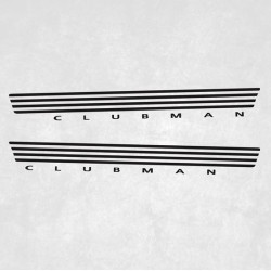 AUTOCOLLANT Mini Clubamn JCW F54 side Stripes (Produit compatible)