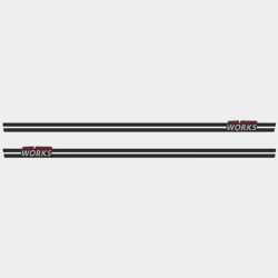 AUFKLEBER MINI Hatchback JCW side Stripes (Kompatibles Produkt)