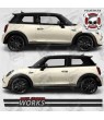 STICKERS MINI Hatchback JCW side Stripes (Compatible Product)