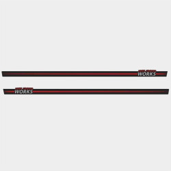 AUTOCOLLANT MINI Hatchback JCW side Stripes (Produit compatible)