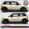 AUTOCOLLANT MINI Hatchback JCW side Stripes (Produit compatible)