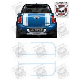 STICKERS Mini R60 Countryman Bonnet & Rear Stripes (Compatible Product)