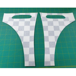 DECALS Mini R50 / R52 / R53 Cooper S Checkmate side Scuttle (Compatible Product)