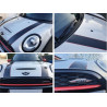 ADESIVOS Mini F55 / F56 Cooper S / JCW Bonnet stripes (Produto compatível)