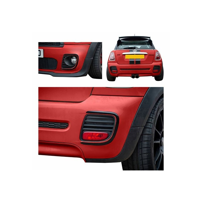 AUFKLEBER Mini R56 JCW front & rear Bumper (Kompatibles Produkt)