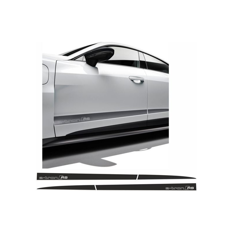 Audi E-Tron GT RS side Stripes Stripes ADESIVI (Prodotto compatibile)