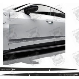 Audi E-Tron GT RS side Stripes Adhesivo (Producto compatible)