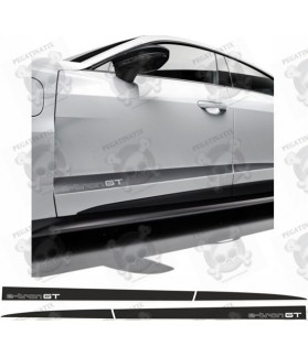 Audi E-Tron GT side Stripes AUFKLEBER (Kompatibles Produkt)