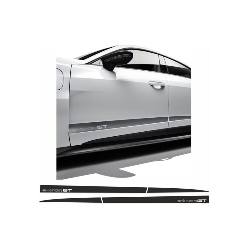 Audi E-Tron GT side Stripes Stripes ADESIVI (Prodotto compatibile)