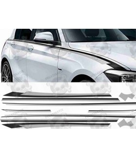 BMW 1 Series F20 / F21 side Stripes Stickers (Compatible Product)