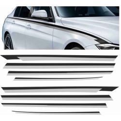 BMW 5 Series F10 / F11 side Stripes autocollant (Produit compatible)