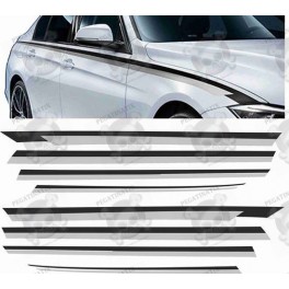BMW 5 Series F10 / F11 side Stripes stickers(Produit compatible)