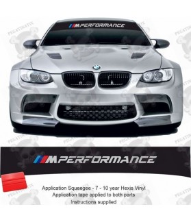 BMW M Performance Sunstrip stickers (Produit compatible)