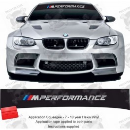BMW M Performance Sunstrip autocollant (Produit compatible)