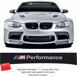 BMW M Performance Sunstrip AUFKLEBER (Kompatibles Produkt)
