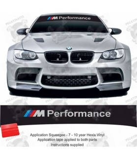 BMW M Performance Sunstrip autocollant (Produit compatible)