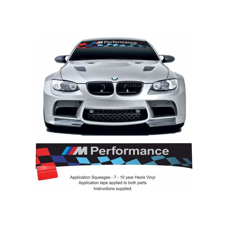 BMW M Performance Sunstrip adesivos (Produto compatível)