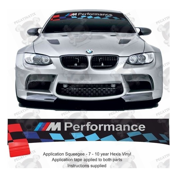 ADESIVI BMW M Performance Sunstrip
