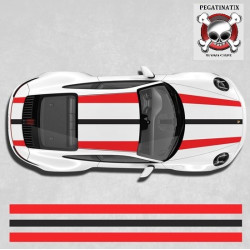 PORSCHE 992 over the top Stripes AUTOCOLLANT (Produit compatible)