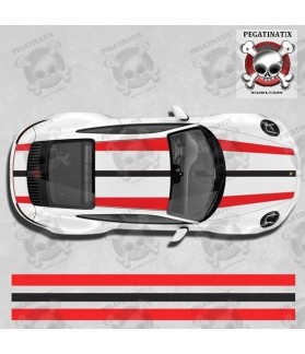 PORSCHE 992 over the top Stripes STICKERS (Compatible Product)