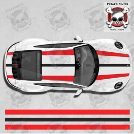 PORSCHE 992 over the top Stripes STICKERS (Compatible Product)