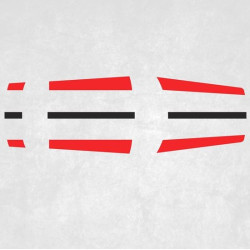 PORSCHE 992 over the top Stripes ADESIVOS (Produto compatível)