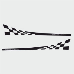 PORSCHE 992 side chequer Stripes ADESIVOS (Produto compatível)