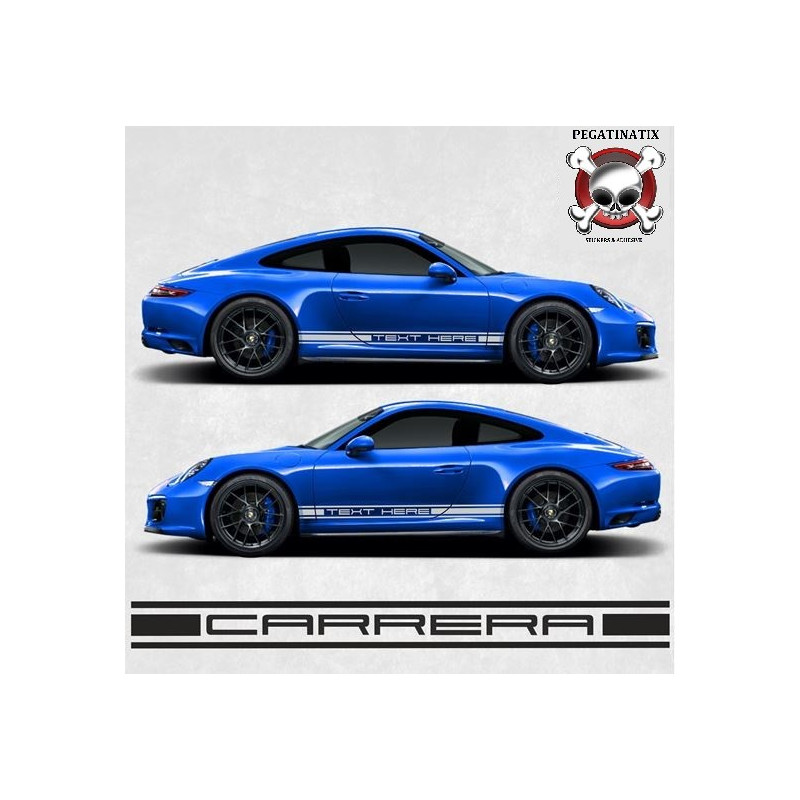 PORSCHE 992 / 991 / 997 / 996 Stripes ADESIVOS (Produto compatível)